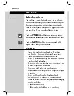 Preview for 6 page of Saeco Minuto HD8662 User Manual