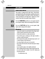 Preview for 6 page of Saeco Minuto HD8762 User Manual