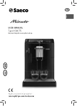 Предварительный просмотр 1 страницы Saeco Minuto HD8775/48 User Manual