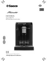 Saeco Minuto HD8775 User Manual preview