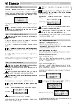 Предварительный просмотр 7 страницы Saeco Office One SUP028R Operating Instructions Manual