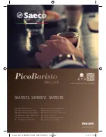 Saeco PicoBaristo Deluxe User Manual предпросмотр