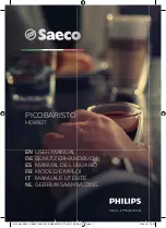 Предварительный просмотр 1 страницы Saeco PicoBaristo HD8927 User Manual