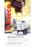 Saeco Royal Digital Operating Instructions Manual предпросмотр