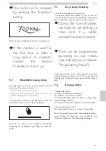 Предварительный просмотр 49 страницы Saeco Royal OTC SUP060 Operation And Maintenance