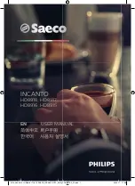 Preview for 1 page of Saeco Saeco INCANTO HD8927/47 User Manual