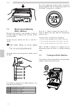 Предварительный просмотр 20 страницы Saeco SE-50 Operation And Maintenance