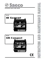 Saeco SE Compact Instruction And Maintenance Manual предпросмотр