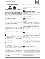 Preview for 21 page of Saeco SIN 007 Operating Instructions Manual