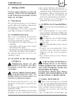 Предварительный просмотр 47 страницы Saeco SIN 007 Operating Instructions Manual