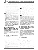 Предварительный просмотр 50 страницы Saeco SIN 007 Operating Instructions Manual