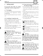 Preview for 11 page of Saeco SIN 013A Operating Instructions Manual