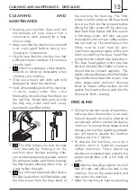 Preview for 15 page of Saeco SIN 015 Operating Instructions Manual