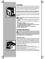 Предварительный просмотр 22 страницы Saeco Spidem Flavia Operating Instructions Manual