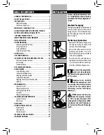 Предварительный просмотр 8 страницы Saeco SUP 037DRJ Manual