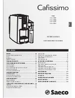 Предварительный просмотр 47 страницы Saeco Tchibo Cafissimo Series HD8603 Operating Instructions Manual