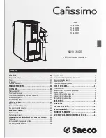 Предварительный просмотр 67 страницы Saeco Tchibo Cafissimo Series HD8603 Operating Instructions Manual