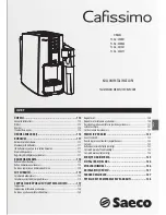 Предварительный просмотр 147 страницы Saeco Tchibo Cafissimo Series HD8603 Operating Instructions Manual