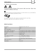 Предварительный просмотр 7 страницы Saeco TYPE SIN 017 Operating Instructions Manual