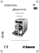 Saeco Xelsis Evo HD8953 User Manual preview