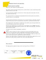 Preview for 23 page of SAelen TS GS/PUMA 35D Operating Manual