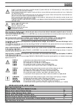 Предварительный просмотр 3 страницы SAER Elettropompe MS-300 Instruction Manual