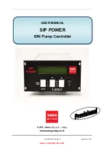 Предварительный просмотр 1 страницы SAES SIP POWER User Manual