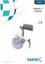 SAEVO Dental Light Owner'S Manual предпросмотр