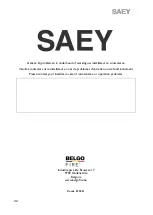 Preview for 42 page of Saey QURVE Installation And User Manual