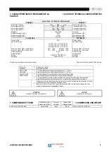 Preview for 5 page of Saf-Fro AVISO 300 AC/DC SYNCHRO Manual