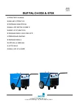 Saf-Fro BUFFALO 405X Operator'S Manual preview