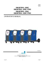 Preview for 2 page of Saf-Fro DIGISTEEL 255C Operator'S Manual