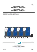 Preview for 70 page of Saf-Fro DIGISTEEL 255C Operator'S Manual