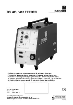 Saf-Fro DV 405 Safety Instruction For Use And Maintenance preview