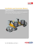 SAF-HOLLAND CB-14 Installation And Operation Manual preview
