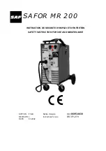 SAF 9160-0018 Safety Instruction For Use And Maintenance preview