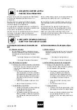 Preview for 11 page of SAF 9160-0018 Safety Instruction For Use And Maintenance