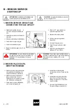 Предварительный просмотр 22 страницы SAF 9160-0018 Safety Instruction For Use And Maintenance