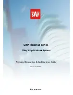 Preview for 1 page of SAF CFIP PhoeniX Series Configuration Manual