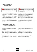 Preview for 36 page of SAF NERTABLOC TH 400 PW Safety Instruction For Use And Maintenance