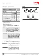 Preview for 24 page of SAF PosiLift AN Installation And Maintenance Manual