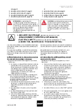 Предварительный просмотр 7 страницы SAF SAFOR MR 200 Safety Instruction For Use And Maintenance