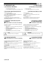 Preview for 52 page of SAF SAXOTIG 1600 Safety Instruction For Use And Maintenance