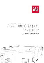 SAF Spectrum Compact Step-By-Step Manual предпросмотр