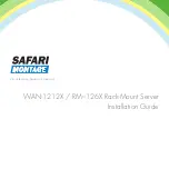 SAFARI Montage WAN-1212X Installation Manual preview