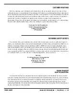 Preview for 13 page of Safari motorhome TREK 2005 Instructions Manual