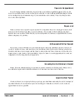 Preview for 15 page of Safari motorhome TREK 2005 Instructions Manual