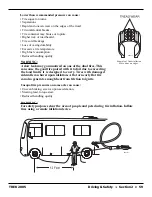 Preview for 59 page of Safari motorhome TREK 2005 Instructions Manual