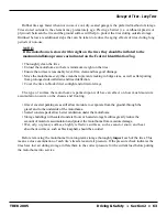 Preview for 63 page of Safari motorhome TREK 2005 Instructions Manual