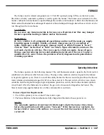 Preview for 147 page of Safari motorhome TREK 2005 Instructions Manual